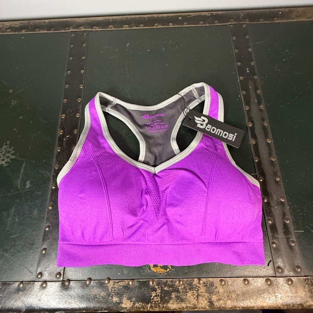 Baomosi woman hearth comfort sport bra NWT size M